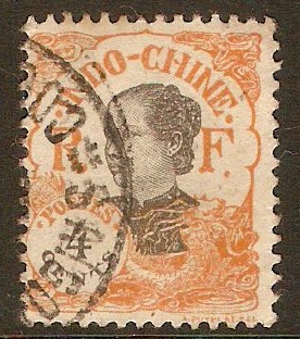 Indo-China 1922 4c Orange. SG122.
